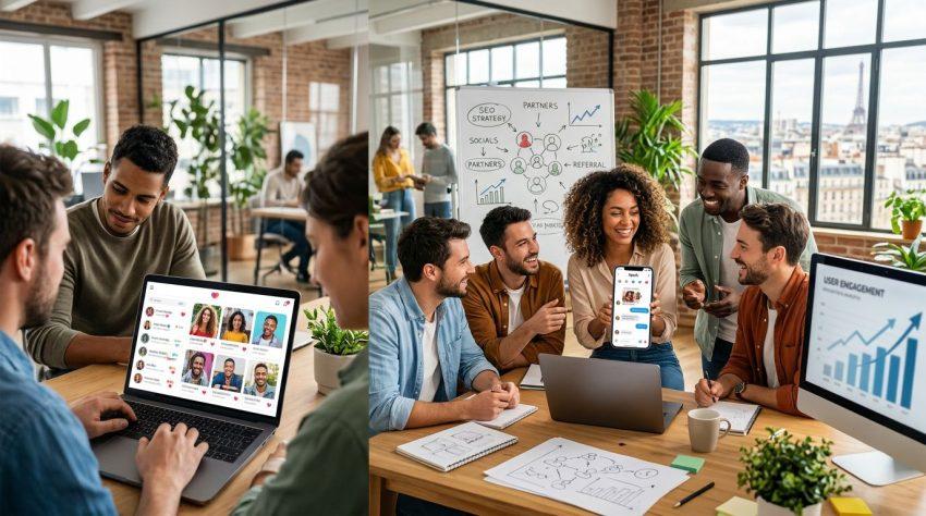 Marketing d'un site de rencontre avec Jimenez Julien