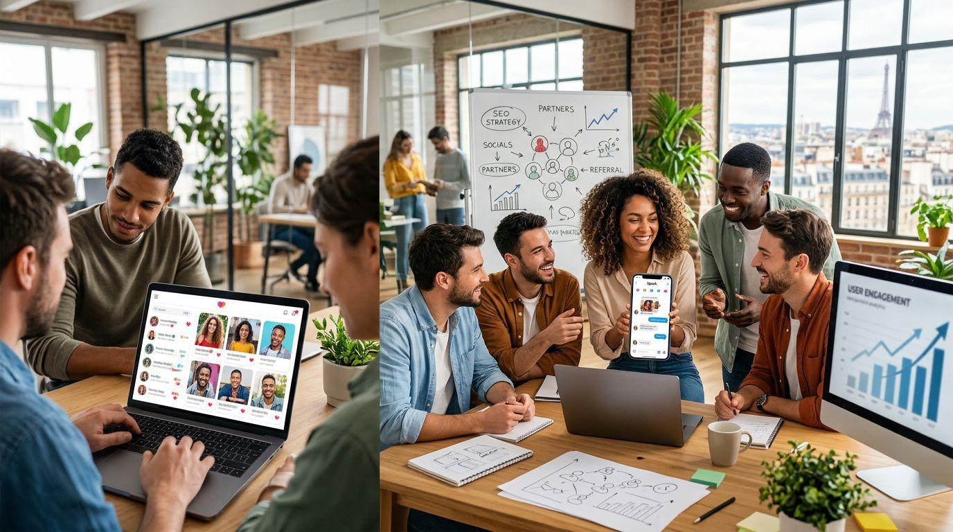 Marketing d'un site de rencontre avec Jimenez Julien